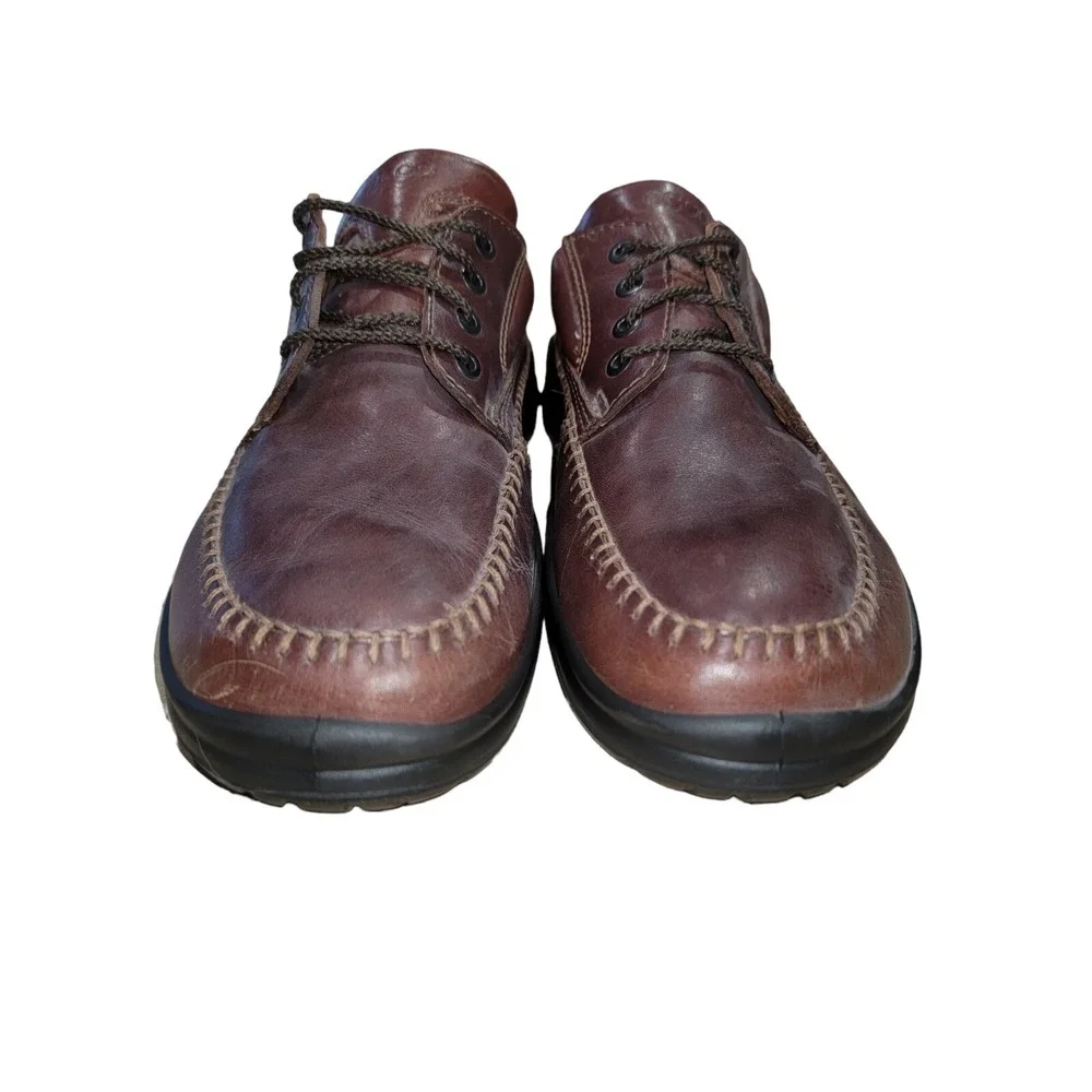 ECCO Seawalker‎ Men's Shoes Brown Leather Runner Oxford Sz EU 44/US 10.5